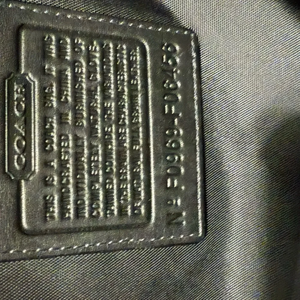 Coach 5266 Vintage Beekman Black Briefcase/Laptop Bag W/Turnlock